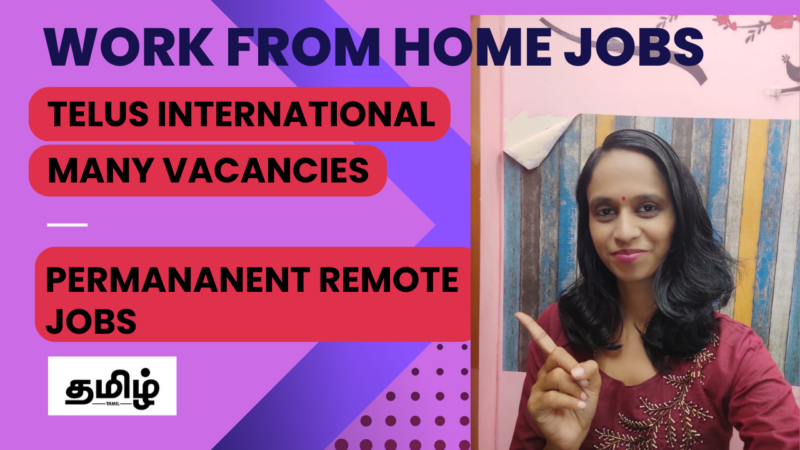 Work from home jobs from TELUS International